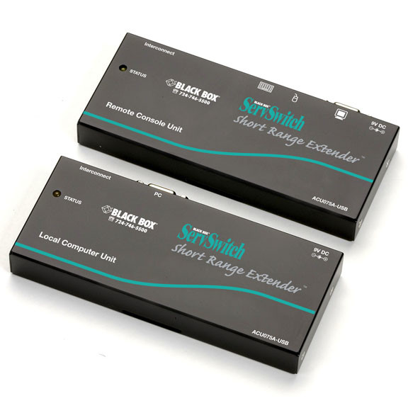 KVM Extender - Short-Range (75-FT,), VGA, USB, CATX ACU075A-USB