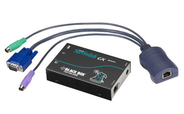 Black Box ACU5001A KVM Extender - VGA, PS/2, Single-Access, CATX, GSA, TAA