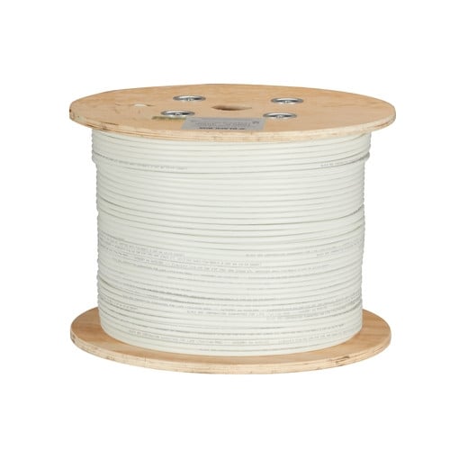 CAT6A 650-MHZ Stranded Ethernet BULK CAB C6ABC50-STR-WH-1000