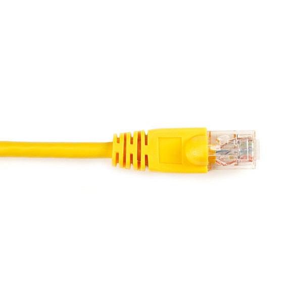 Black BOX Connect Basic CAT6 Patch Cables ARE Constructed to Industry-Standard R CAT6PC-003-YL