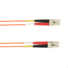 OM1 62.5/125 Multimode Fiber Optic Patch Cable - OFNR PVC, LC to LC, Orange, 5-M FOCMR62-005M-LCLC-or