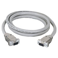 RS232 Shielded Cable - Metal HOOD, DB9 Female/Female, 20-FT. (6.0-M)