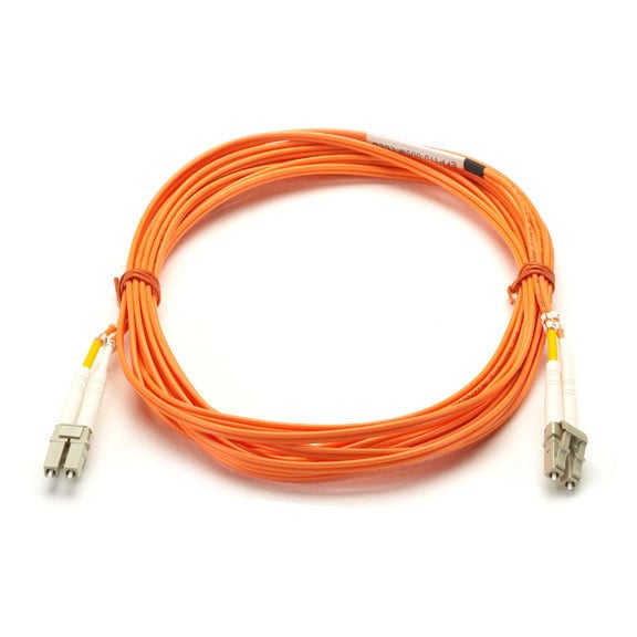 OM1 62.5/125 Multimode Fiber Optic Patch Cable - OFNR PVC, LC to LC, Orange, 1-M EFN110-001M-LCLC