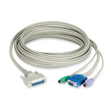 KVM CAT5 Extender Cable WITH DDC Support - 10-FT. (3.0-M) EHN230D-0010