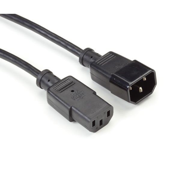 Power CORD Extension - IEC-60320-C13 to IEC-60320-C14, 2-FT. (0.6-M) EPXR25