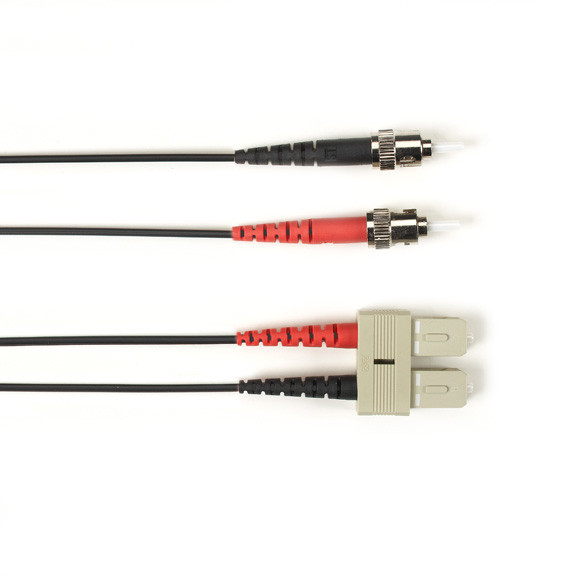 62.5 MM FO PC Duplx, LSZH, BK, STSC, NON-Cancelable, NON-Returnable FOLZH62-010M-STSC-BK