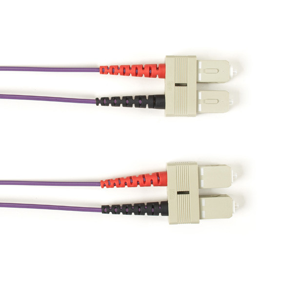 SM FO Patch Cable Duplx, LSZH, VT, SCSC, NON-Cancelable, NON-Returnable Folzhsm-010M-SCSC-VT