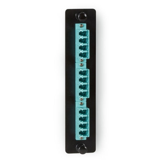 Adapter Panels SNAP Easily into ALL Standard Fiber Enclosures, Cabinets, and PAT JPM456C
