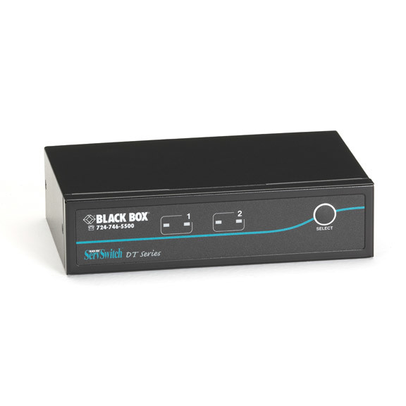 Desktop KVM Switch - DVI-D WITH Emulated USB Keyboard/Mouse, 2-PORT KV9612A
