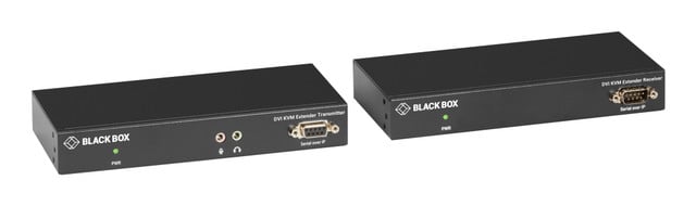 KVM Extender KIT OVER CATX - Single-Monitor, DVI-D, USB 2.0, Audio, Serial, LOCA Kvxlc-100-R2