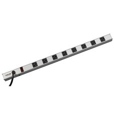 Vertical Rackmount Power Strip - 120VAC, 15A, 5-15R, 8-Outlet, 15-FT. NEMA 5-15P PS182A-R2