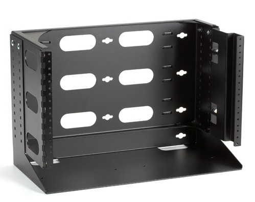Wallmount RACK - 6U, 12-24 , Tapped Rails Holes, 75-LB. Capacity RM095A-R2