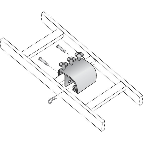 Works WITH the Black BOX Ladder RACK. CAN ALSO BE USED as a Stringer DROP KIT. C RM867-R2