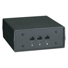 Desktop RJ45 2 to 1 CAT5 Ethernet 10/100 MBPS Manual Switch. Ideal for Switching