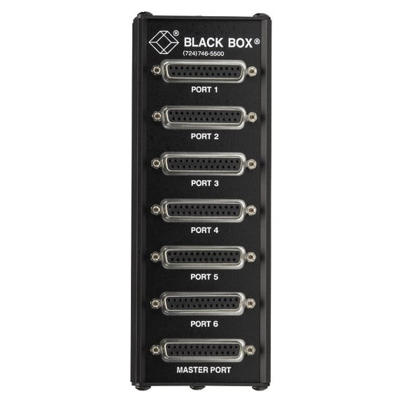RS232 Passive Splitter - DB25, 6-PORT TL074A-R4