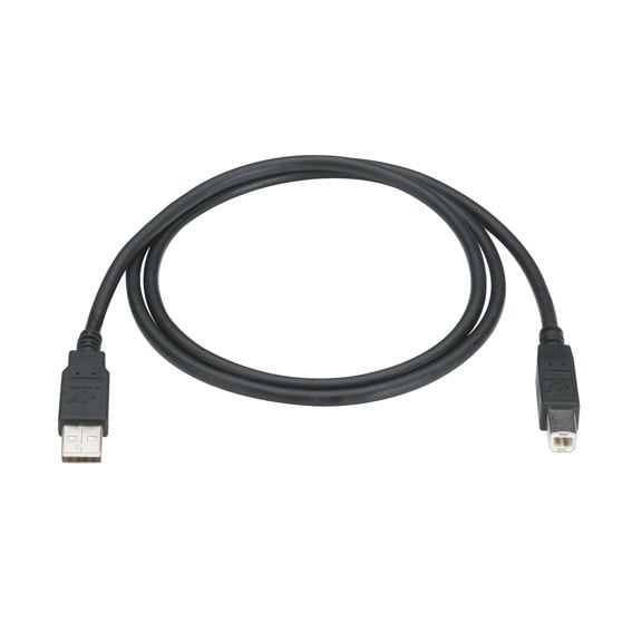 USB 2.0 Cable - TYPE a MALE to TYPE B MALE Black 13-FT. (3.9-M), Connects HUBS a USB05-0013