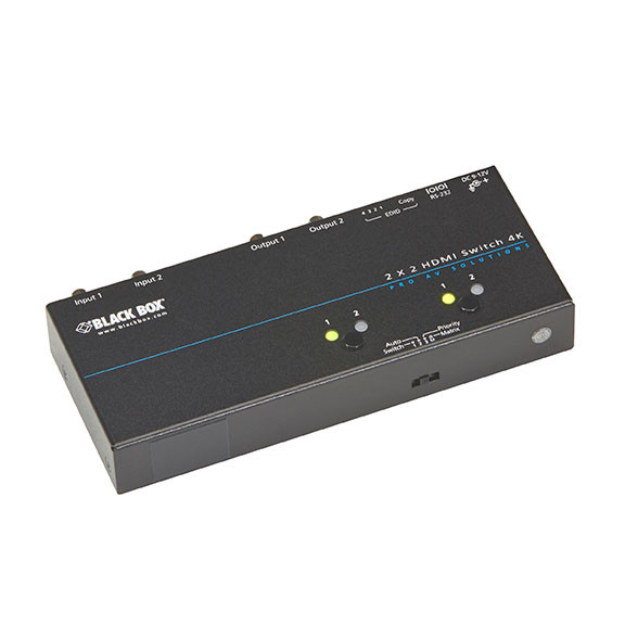 Versatility WHEN Controlling Video & Audio Output on Hires HDMI Display. Route I VSW-HDMI2X2-4K
