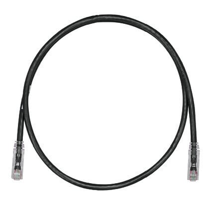 Panduit 3.05m Cat6 networking cable Black U/UTP (UTP)