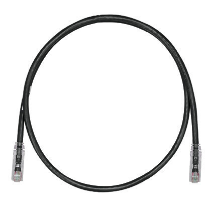 Panduit 2.13m Cat6 networking cable Black U/UTP (UTP)