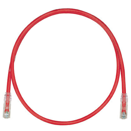 Panduit Cat6 UTP 7ft networking cable Red 2.13 m U/UTP (UTP)