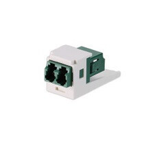 Panduit CMDCGRLCZIW fibre optic adapter LC 1 pc(s) Green, White