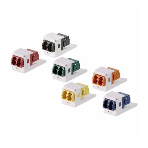 Panduit CMDEORLCZIW fibre optic adapter LC 1 pc(s) Orange, White