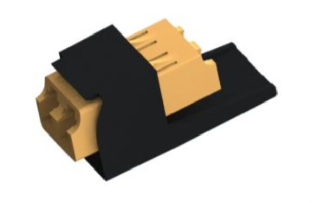 Panduit CMDSORLCZBL fibre optic adapter LC/LC 1 pc(s) Black, Orange
