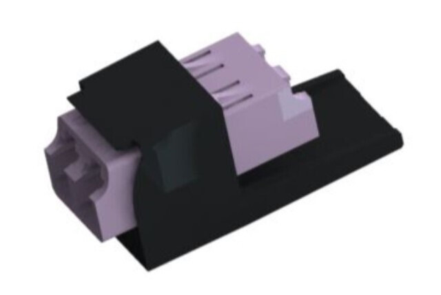 Panduit CMDSVLLCZBL fibre optic adapter LC/LC 1 pc(s) Black, Violet
