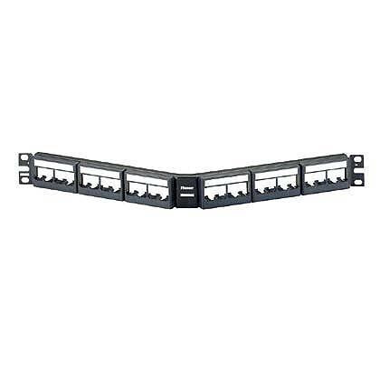 24PT Angled Patch Panel W/ LBL. CPPLA24WBLY