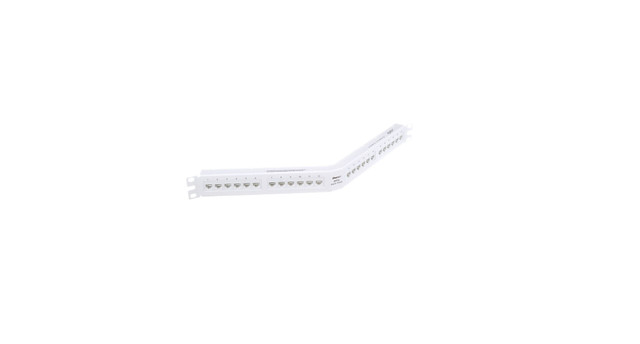 Panduit DPA245E88TGWH patch panel 1U