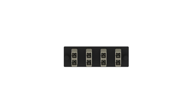 Panduit FAP4WEIDSCZ fibre optic adapter SC 1 pc(s) Black, Ivory