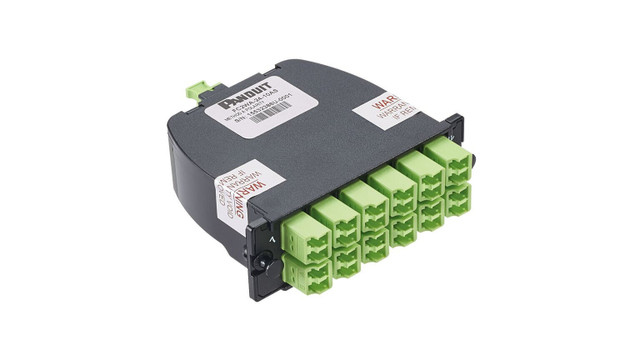Panduit FC2WA-12-10B1 fibre optic adapter LC/MPO 1 pc(s) Black