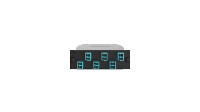 Panduit FC2XA-12-10U fibre optic adapter LC/MPO 1 pc(s) Black