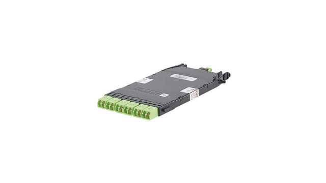Panduit FHCWA-12-10BN fibre optic adapter LC/MPO 1 pc(s) Black, Green