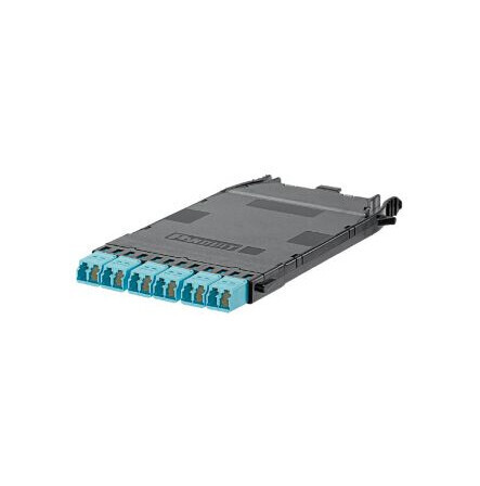 Panduit FHCZO-12-10U fibre optic adapter LC/MPO 1 pc(s) Aqua colour, Black
