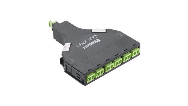 Panduit FQWA-12-10B2 fibre optic adapter LC/MPO 1 pc(s) Black
