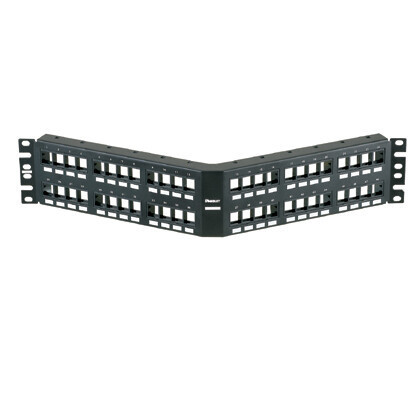 NK Modular Patch Panel Angled 48PT 2 RU NKPPA48FMY
