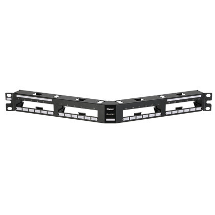 24PT Angled Patch Panel QAPP24BL