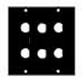 UCP Module - Aluminum Construction WITH Black Brushed and Anodized Finish; FITS 1/2BNC6