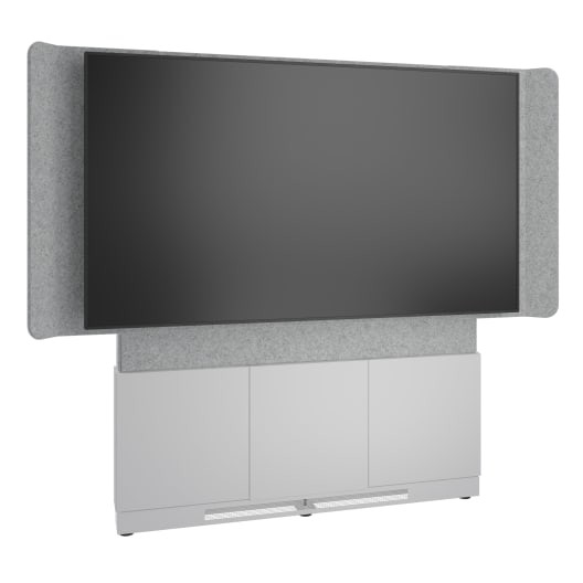FRM,Dstand,66WX75H,Fltwall,D8HPL,WHT FM-DS-6675FW-D8W