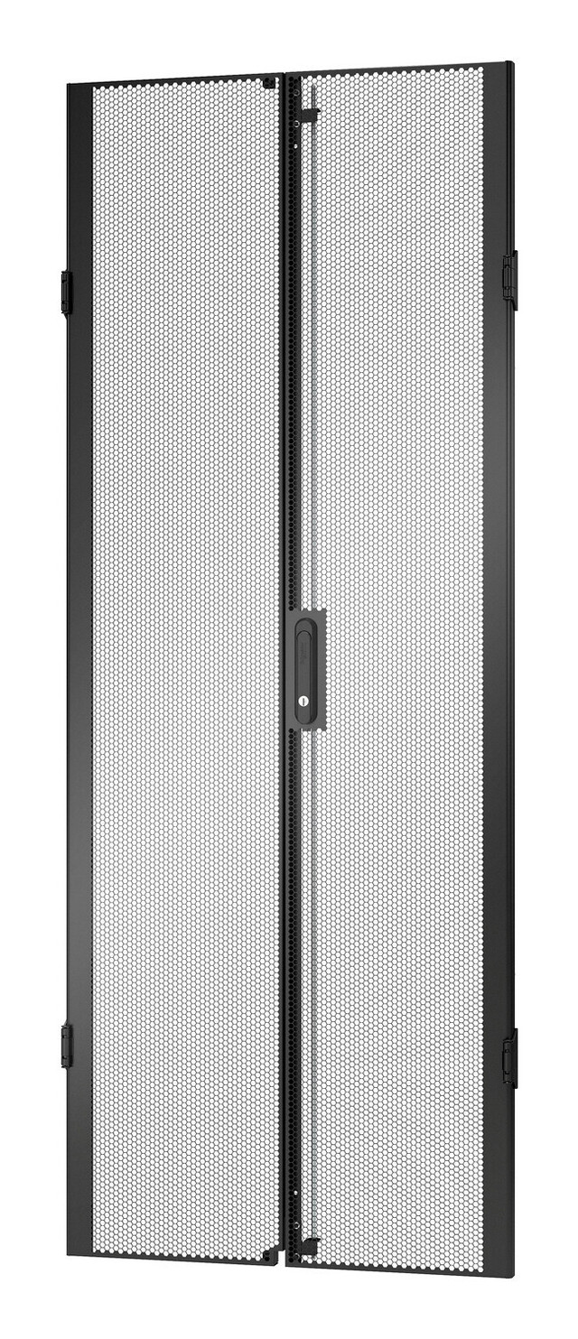 Netshelter SX GEN2 42U 750MM WIDE Perforated Split Doors Black - Simple and TOOL AR7150B2