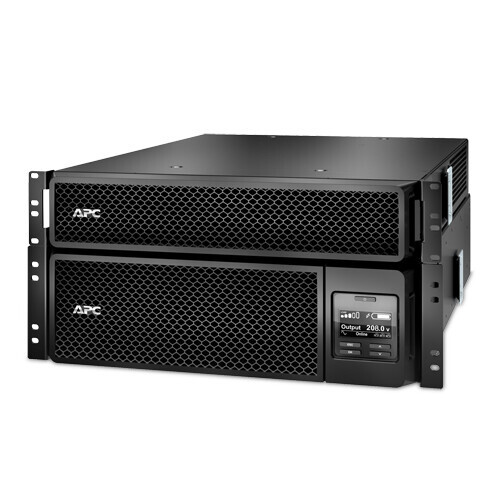 APC Smart-UPS on-LINE, 5KVA, Rackmount 5U, 208V, 12 5-20R+2 L6-20R+2 L6-30R NEMA SRT5KRMXLT-5KTF
