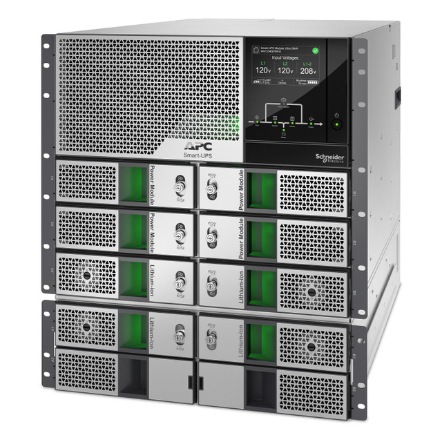 APC Smart-UPS Modular Ultra, on-LINE, 20KW Scalable to 20KW N+1, Lithium-ION, RA SRYL20K20RMXLT