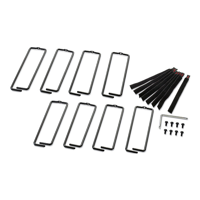 APC NetShelter Cable Management, Vertical Cable Manager, Rings, for NetShelter 750 and 800mm W Enclosures, Set of 8, 76 x 19 x 203 mm