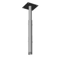 Column TUBE and Ceiling Plate - Black;Black GRAY - Provides Vertical Adjustments CMA260
