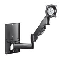 Height-Adjustable Steel STUD Monitor WALL Mount (10-32 Displays) KWGSK110B