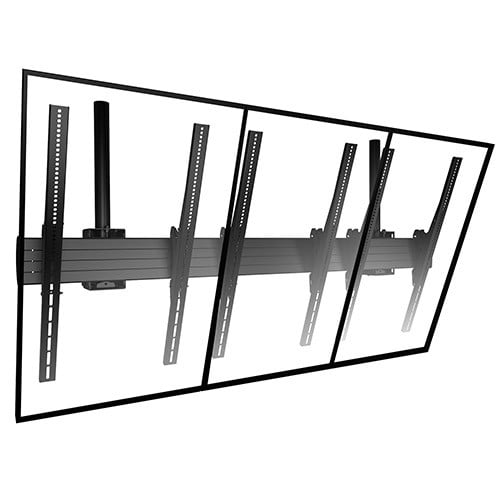 Fusion Large Ceiling Mounted 3 X 1 Portrait MENU Board LCM3X1UP