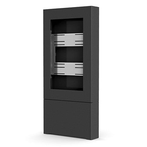 43 INCH Portrait Floor Kiosk Black LF43UBP