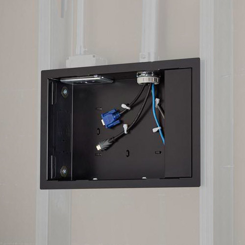 Legrand-Chief in-WALL Storage BOX WITH Flange, Integrated Universal ZIP TIE ANCH PAC525F