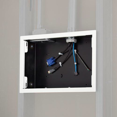 THE PAC525FW Simplifies FLAT Panel Installation by Providing an Organized, Reces PAC525FW